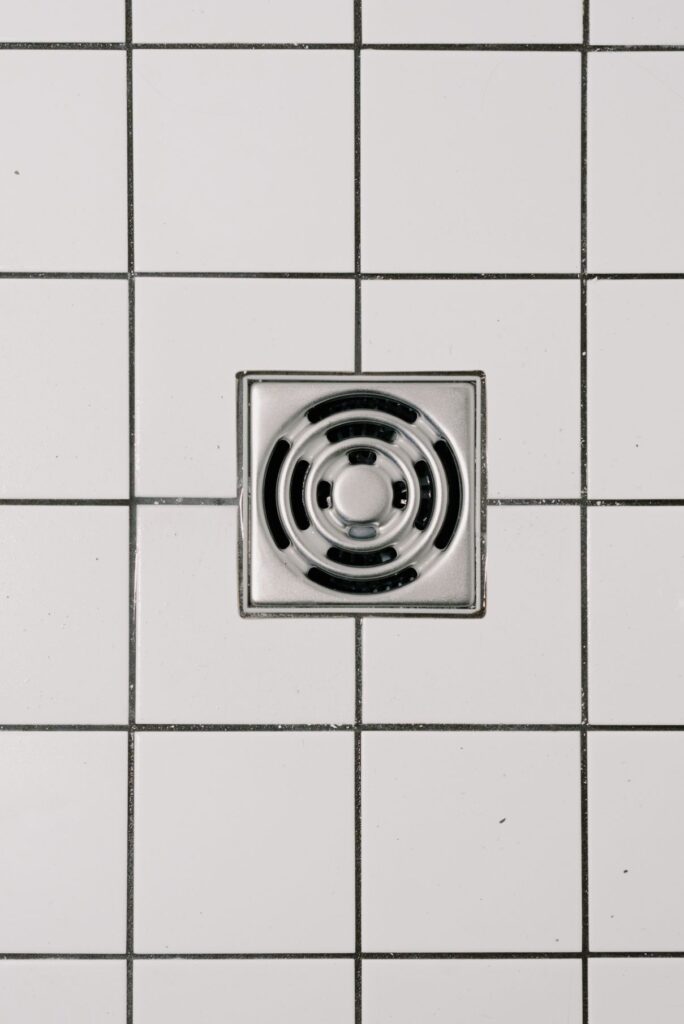 Sink Drain With Tiles